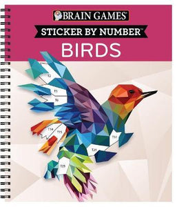 Brain Games - Sticker by Number: Birds